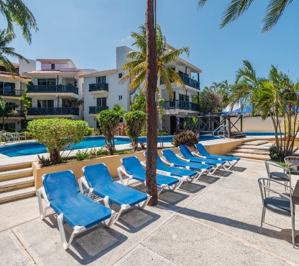 Terraço solário Hotel Imperial Laguna Faranda Cancún